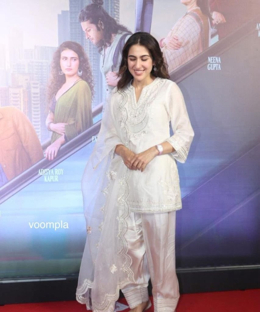 Buy Deisnger Bollywood Special White sara Ali Khan Farshi salwar