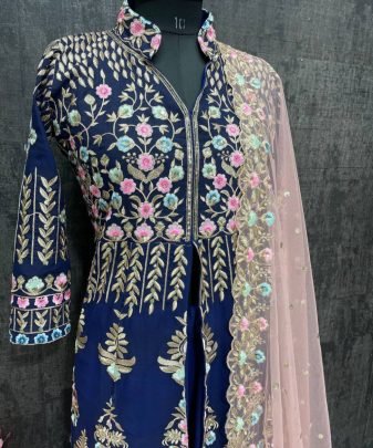 Bridal Wear Heavy Embroidery Sequence Work Lehengas With Dupatta