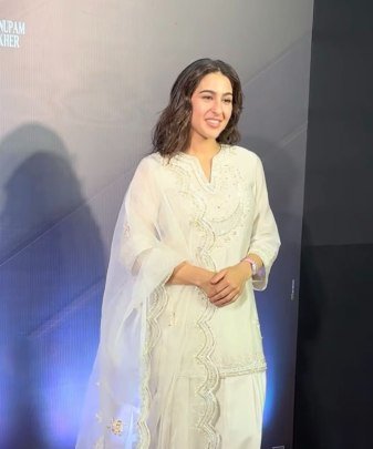 Deisnger Bollywood Special White sara Ali Khan Farshi salwar Suit Set