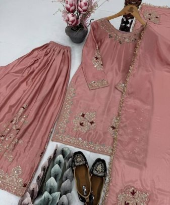 Designer 3 Pis Suit Party Wear Collection