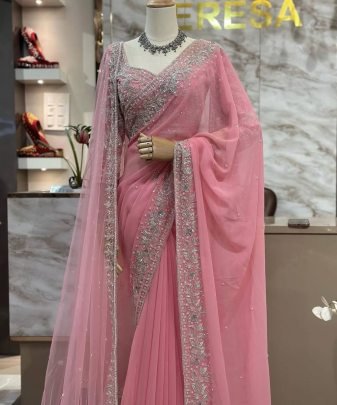 Designer Bridal Wear Dupatta Saree