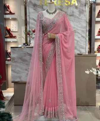 Designer Bridal Wear Dupatta Saree