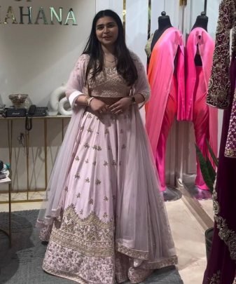 Designer Heavy Mono Silk  Embroidery Work Lehenga Choli With Dupatta