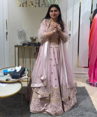 Designer Heavy Mono Silk  Embroidery Work Lehenga Choli With Dupatta