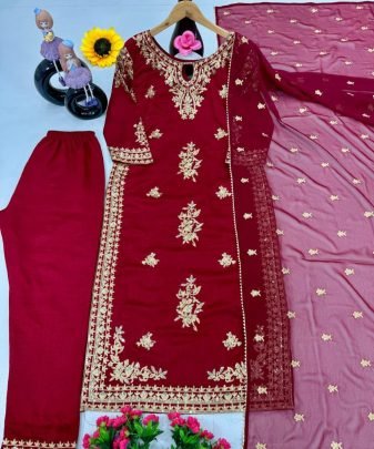 Designer Heavy Party Wear Top With Plazzo