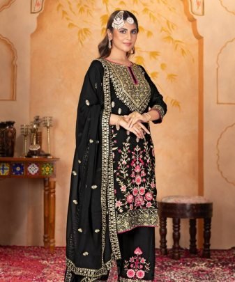 Designer Party Wear 3 Pis Suit Collection