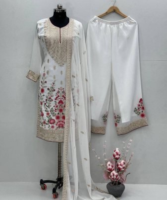 Designer Party Wear 3 Pis Suit Collection