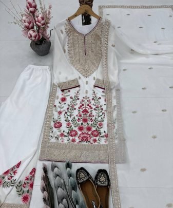 Designer Party Wear 3 Pis Suit Collection