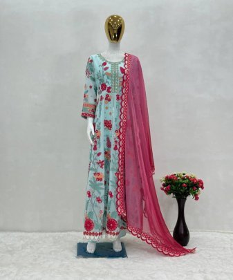 Designer Party Wear Fancy Pakishtani Work Suit