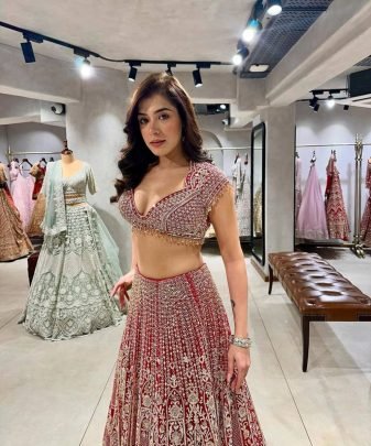 Designer Wear Heavy Embroidered Sequence Work With Real Mirror Work Lehengas Choli With Dupatta