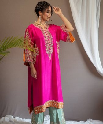 Heavy Eid Special Top  Dupatta With Plazzo
