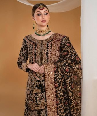 Heavy Eid Special Top  Dupatta With Plazzo