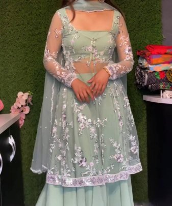 Lunching New Designer Party Wear Fancy 4 Pis Pakistani Set