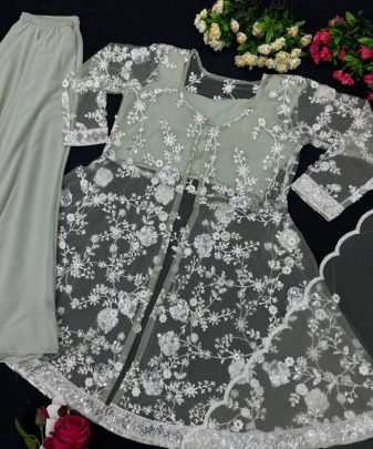 Lunching New Designer Party Wear Fancy 4 Pis Pakistani Set