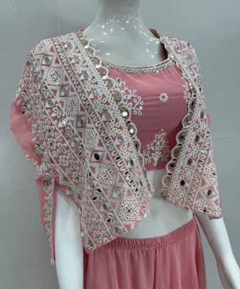 Lunching New Party Wear Koti Blouse Suit Set