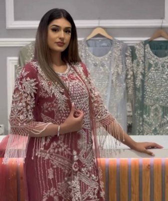 Lunching Party Wear Eid Spacial Koti Suit Set
