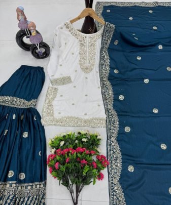 Lunching Party Wear Eid Spacial Sharara Set