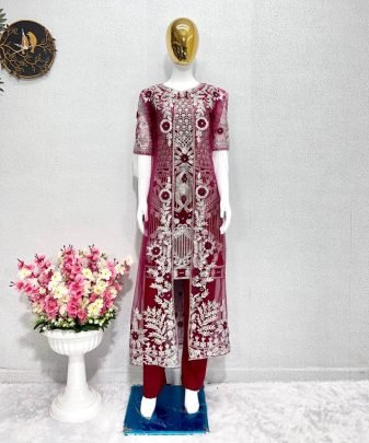 Lunching Party Wear Eid Spacial Koti Suit Set