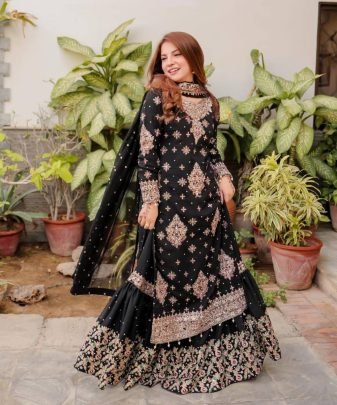 Lunching Party Wear Eid Spacial Sharara Set