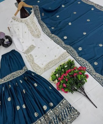 Lunching Party Wear Eid Spacial Sharara Set