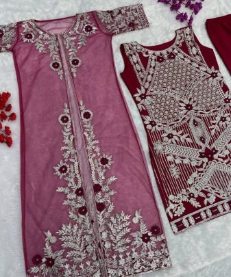 Lunching Party Wear Eid Spacial Koti Suit Set