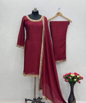 Lunching Party Wear Pakistani 3 Pis Set
