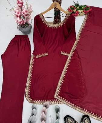 Lunching Party Wear Pakistani 3 Pis Set