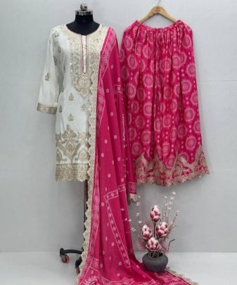 Lunching Party Wear Spacial Sharara Set