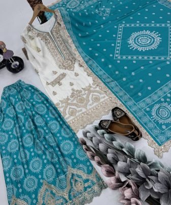 Lunching Party Wear Spacial Sharara Set