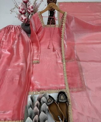 New Designer Embroidery Coding Work  With Fancy Top Palazzo Dupatta Set