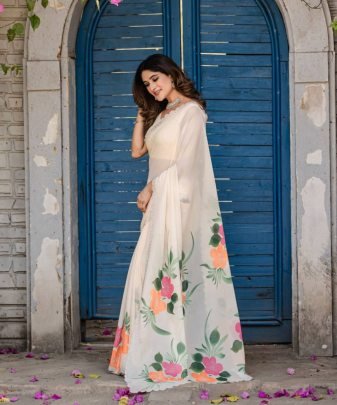 New Designer Fancy  Digital  Print With Hot Fix Chiroshki Dimond