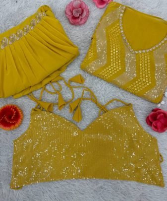 New Designer Heavy Embroidery Sequence Work Kaftan