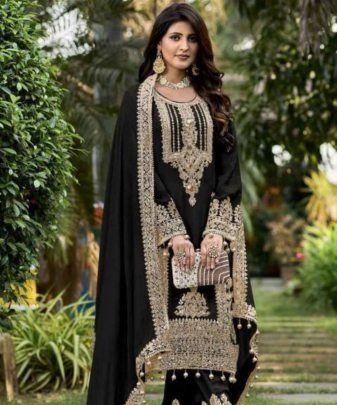 New Designer Heavy Fuax Georgette Pakishtani Suit Set