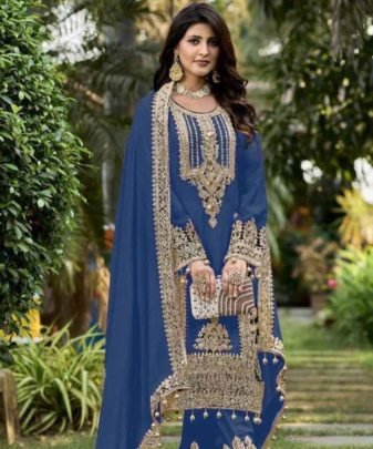 New Designer Heavy Fuax Georgette Pakishtani Suit Set