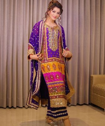 New Designer Heavy Fuax Georgette Digital Print Hand Work  Suit