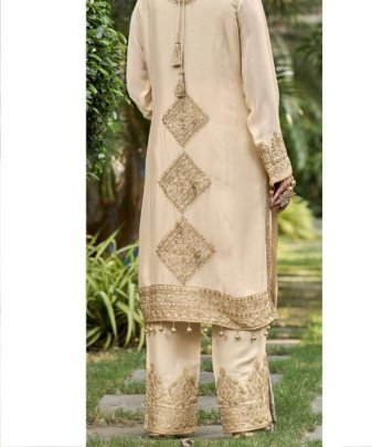 New Designer Heavy Fuax Georgette Pakishtani Suit Set