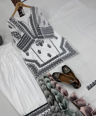 New Designer Heavy  Natural Silk Salwar Suit With Dupatta Set