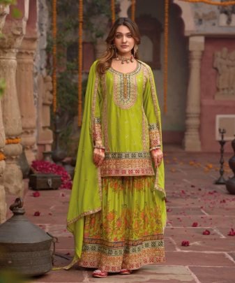 New Designer Heavy Pakishtani Sharara Suit Set