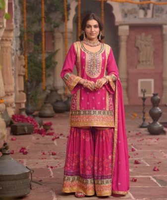 New Designer Heavy Pakishtani Sharara Suit Set