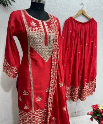 New Designer Heavy Pakishtani Sharara Suit Set