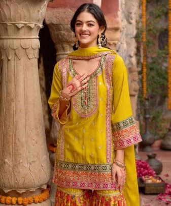 New Designer Heavy Pakishtani Sharara Suit Set