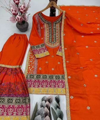 New Designer Heavy Pakishtani Sharara Suit Set