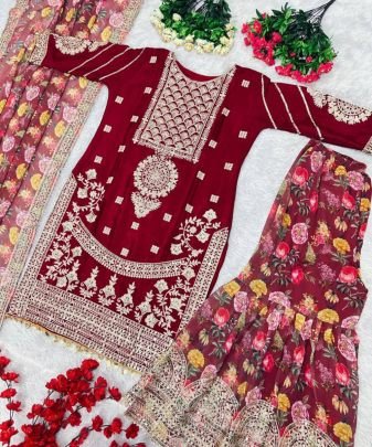 New Designer Heavy Pakishtani Sharara Suit Set