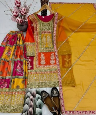 New Designer Heavy Pakishtani Sharara Suit Set