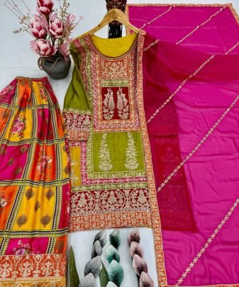 New Designer Heavy Pakishtani Sharara Suit Set