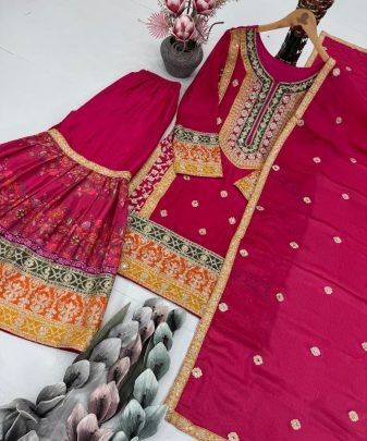 New Designer Heavy Pakishtani Sharara Suit Set
