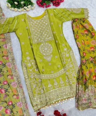 New Designer Heavy Pakishtani Sharara Suit Set