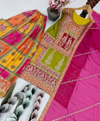 New Designer Heavy Pakishtani Sharara Suit Set