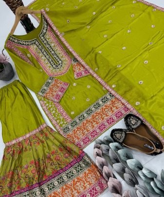 New Designer Heavy Pakishtani Sharara Suit Set