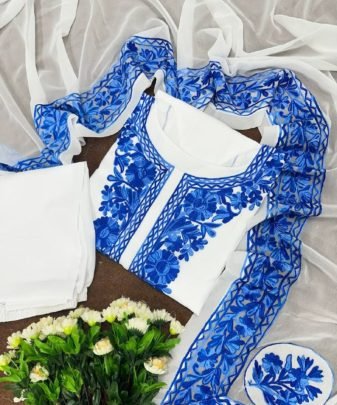 New Designer Party Wear Fancy Kashmiri Work Suit